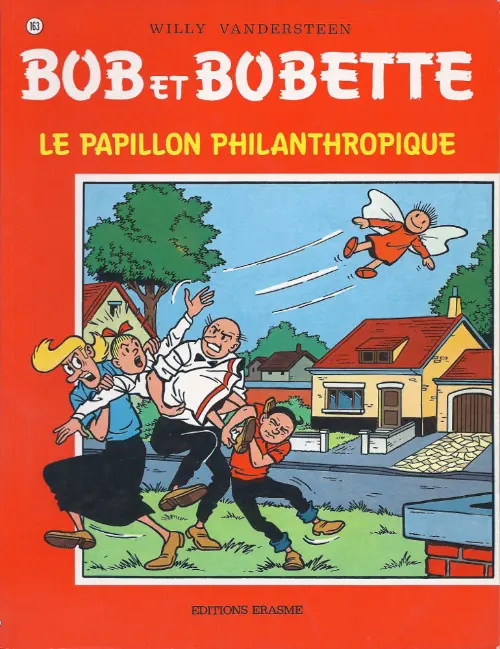 Couverture de l'album Bob et Bobette Tome 163 Le papillon philanthropique