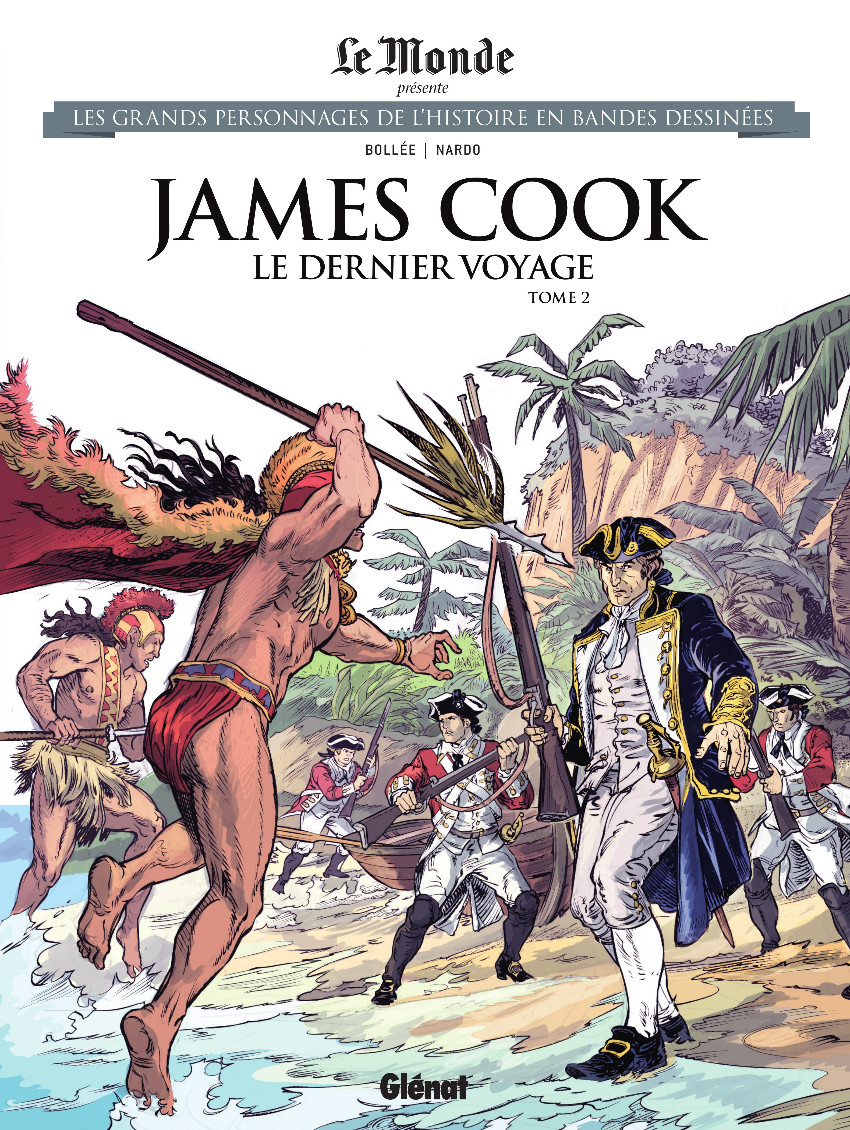Couverture de l'album Les grands personnages de l'Histoire en bandes dessinées Tome 85 James Cook : Le dernier voyage