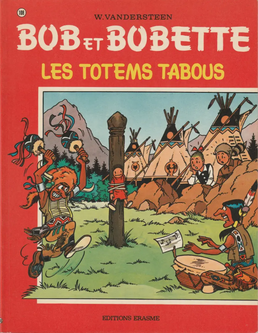 Couverture de l'album Bob et Bobette Tome 108 Les totems tabous