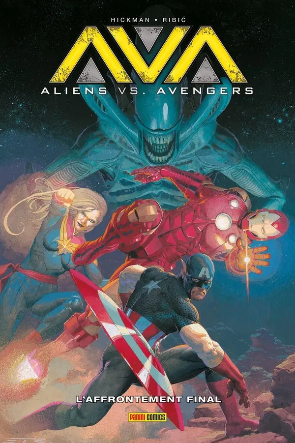 Couverture de l'album Aliens Vs. Avengers L'affrontement final