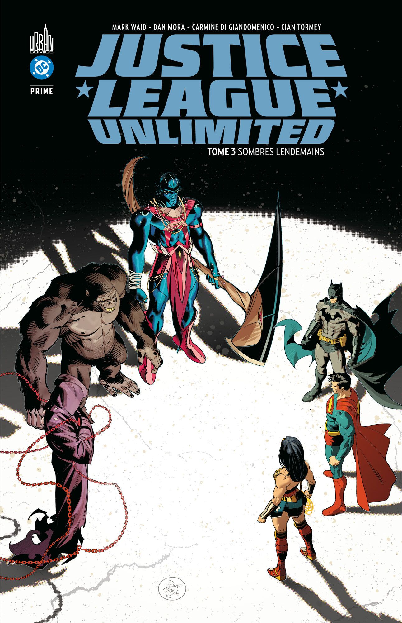 Couverture de l'album Justice League Unlimited Tome 3 Sombres Lendemains
