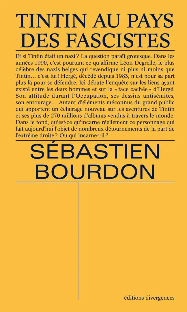 Couverture de l'album Tintin au pays des fascistes