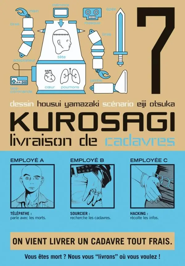 Couverture de l'album Kurosagi, livraison de cadavres 7