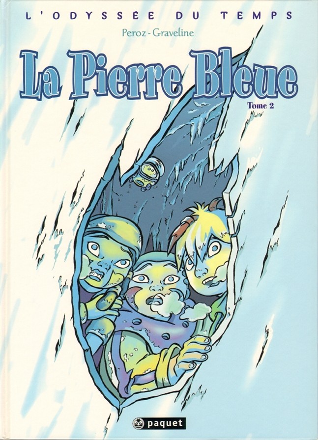 Couverture de l'album L'Odyssée du temps Tome 2 La pierre bleue