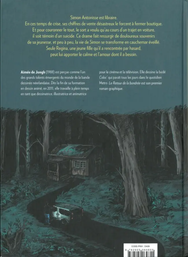 Verso de l'album Le Retour de la bondrée