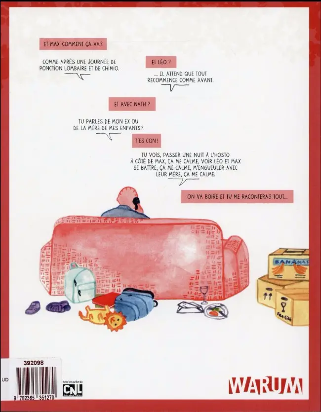 Verso de l'album Anesthésie générale