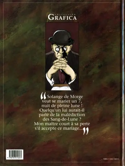 Verso de l'album Sang-de-Lune Tome 1
