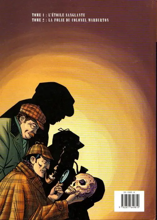 Verso de l'album Sherlock Holmes Tome 2 La folie du colonel Warburton