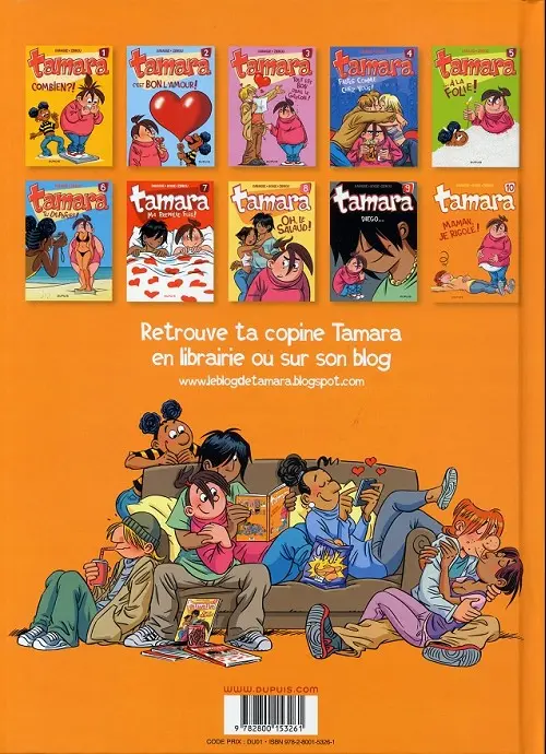 Verso de l'album Tamara Tome 10 Maman, je rigole !