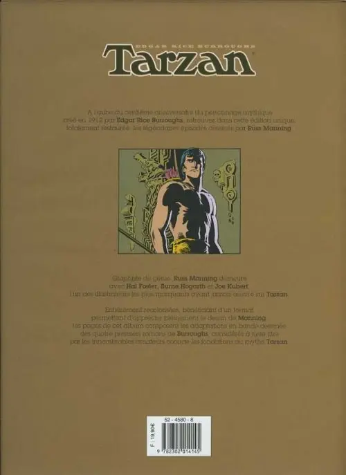 Verso de l'album Tarzan Tome 1
