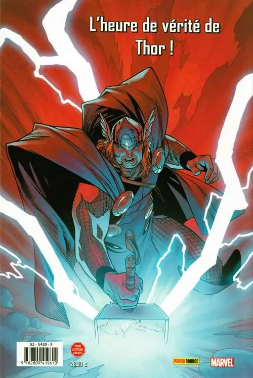 Verso de l'album Thor Tome 2 Victoire