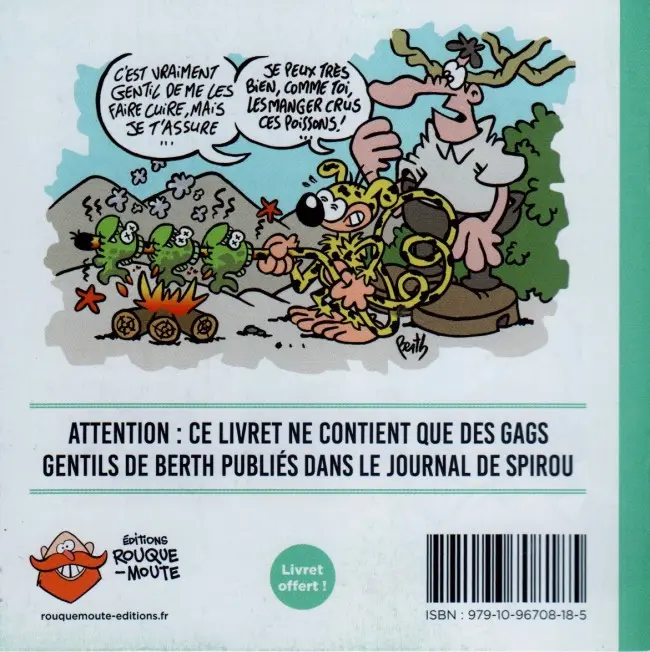 Verso de l'album Tout est dedans Tome 4 Des spirouteries, du bonus, etc