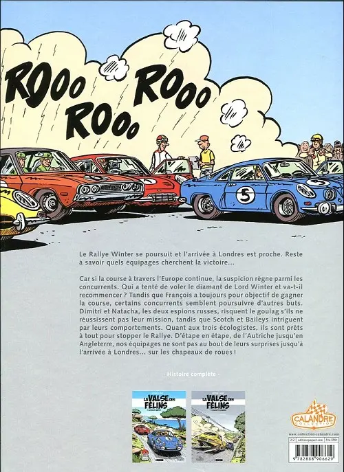 Verso de l'album La Valse des félins Tome 2 Objectif Londres