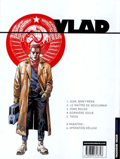Verso de l'album Vlad Tome 5 Taïga