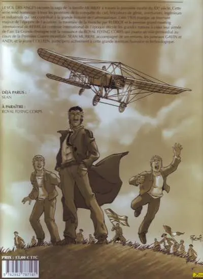 Verso de l'album Le Vol des Anges Tome 1 Sean