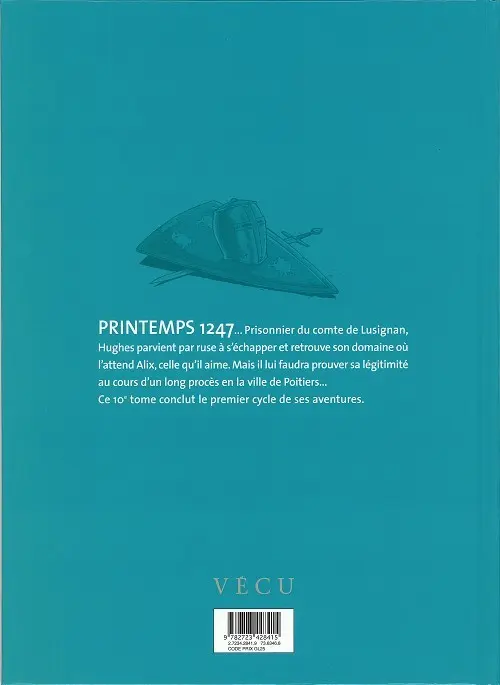 Verso de l'album Les Aigles décapitées Tome 10 L'héritier de Crozenc
