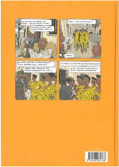 Verso de l'album Aya de Yopougon Tome 4