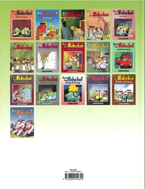 Verso de l'album Les Bidochon Tome 6 Les Bidochon en voyage organisé