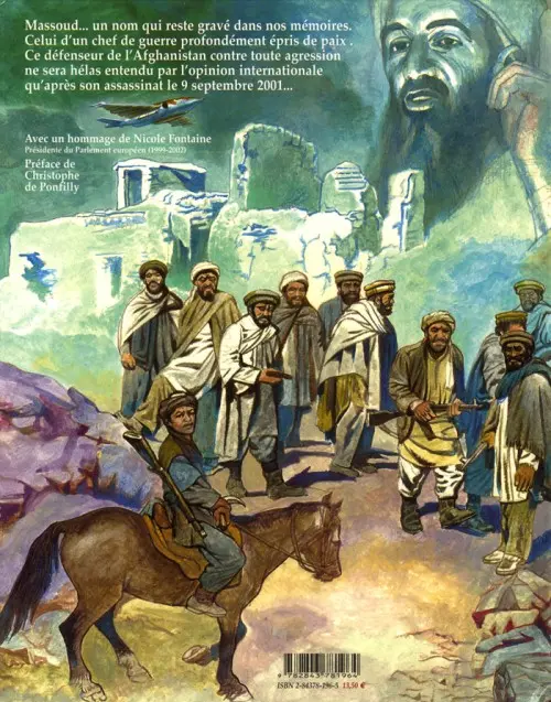 Verso de l'album Avec Massoud Tome 1