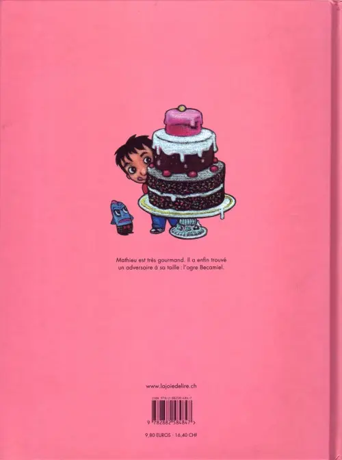 Verso de l'album Le Dessert