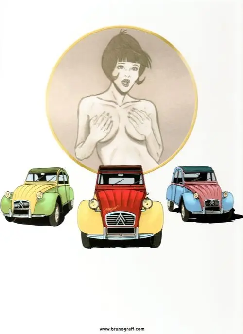 Verso de l'album Les Enquêtes auto de Margot Tome 3 2CV pour une Égérie