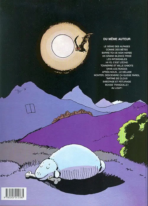 Verso de l'album Le Génie des Alpages Tome 4 Un grand silence frisé