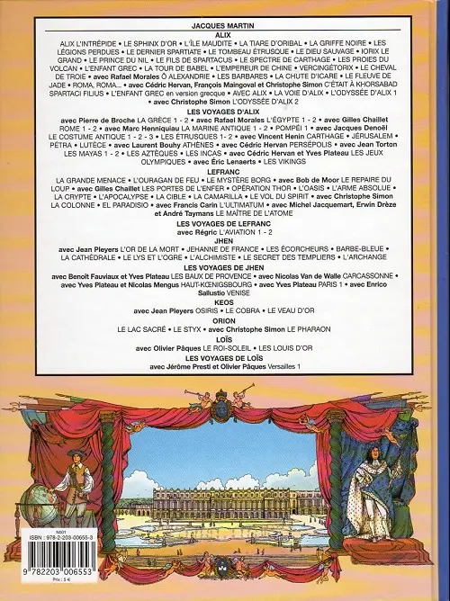Verso de l'album Loïs Tome 1 Le Roi-Soleil