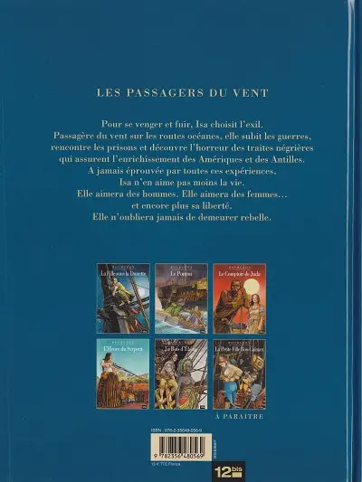 Verso de l'album Les Passagers du vent Tome 2 Le Ponton