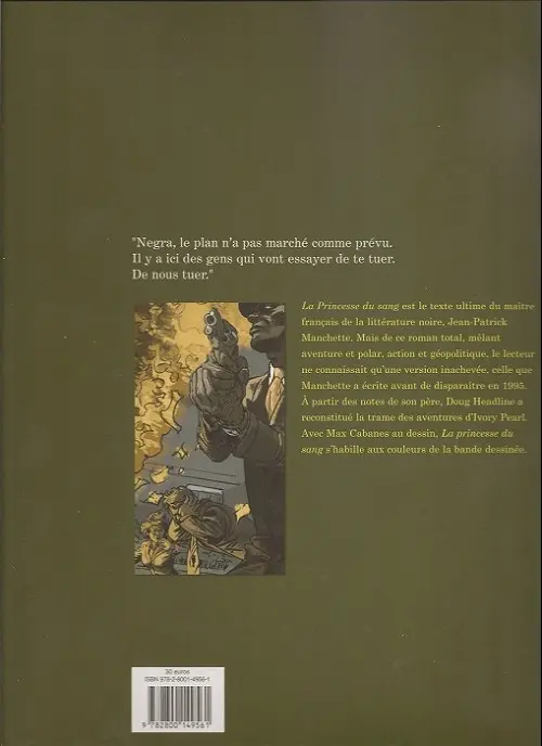 Verso de l'album La Princesse du sang Seconde partie