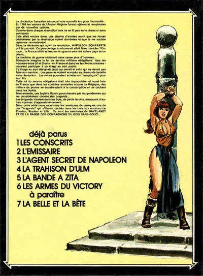 Verso de l'album Bakelandt Tome 6 Les armes du Victory