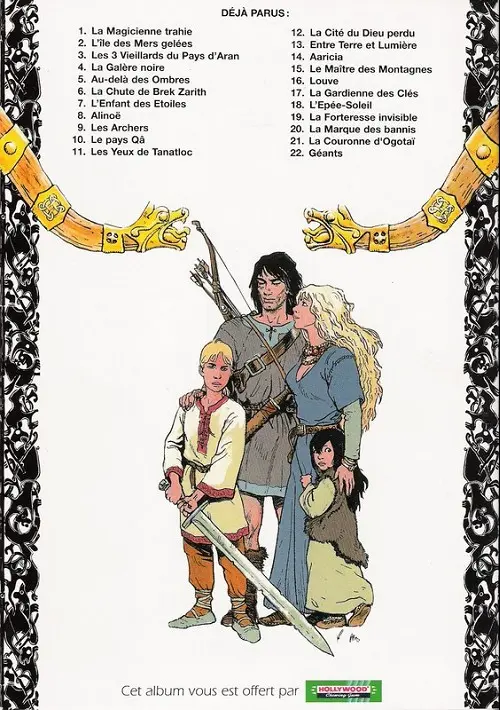 Verso de l'album Thorgal Tome 7 L'enfant des étoiles