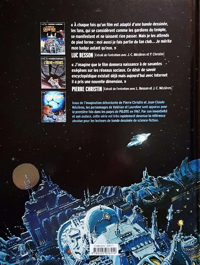 Verso de l'album Valérian et Laureline - L'intégrale Volume 7