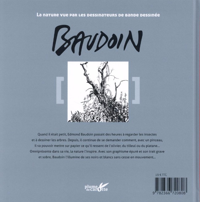 Verso de l'album Baudoin [Carnets nature]