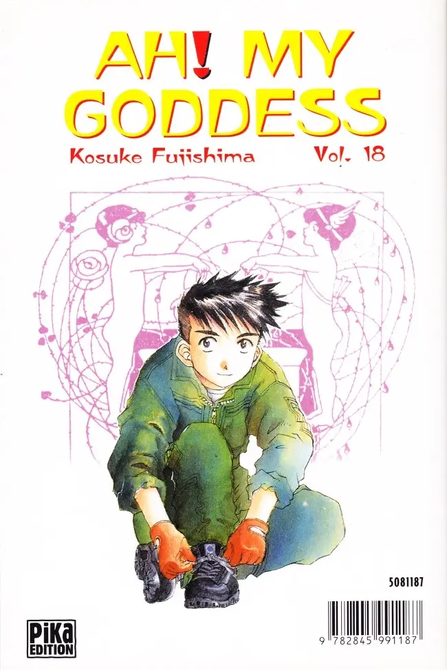 Verso de l'album Ah ! My Goddess Vol. 18