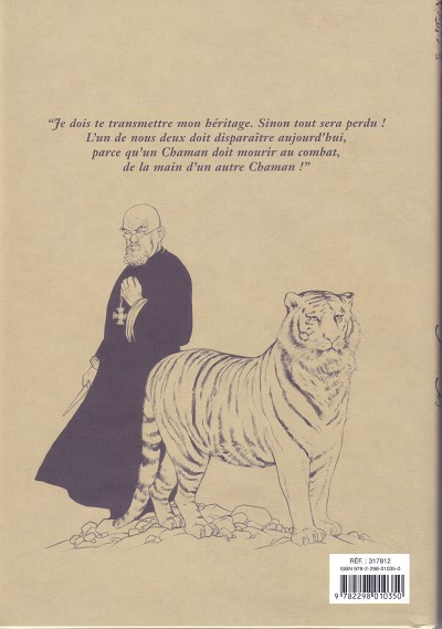 Verso de l'album La Croix de Cazenac L'intégrale du cycle du Tigre