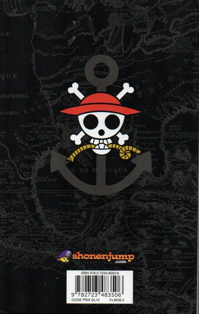 Verso de l'album One Piece Tome 58 L'ère de Barbe Blanche
