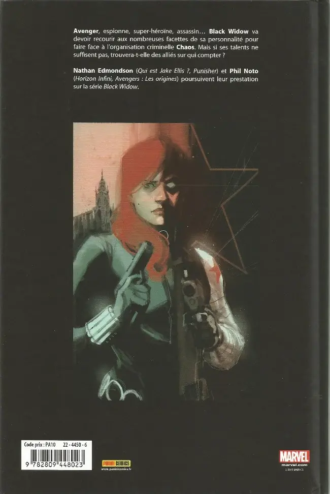 Verso de l'album Black Widow Tome 2 Mon Meilleur Ennemi