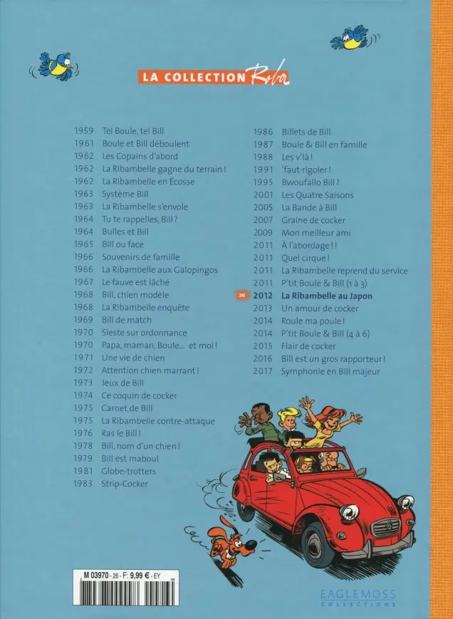 Verso de l'album La Collection Roba Tome 26 La Ribambelle au Japon