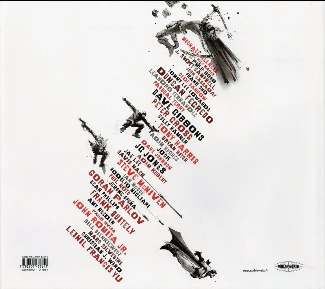 Verso de l'album L'art du Millarworld