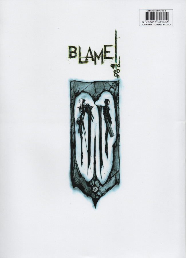 Verso de l'album Blame ! And so on