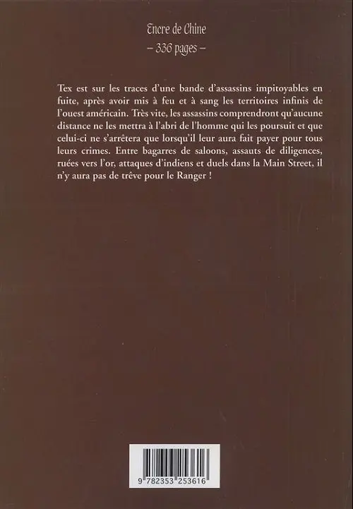 Verso de l'album Tex (Maxi) Tome 13 Le Long des sentiers de l'Ouest