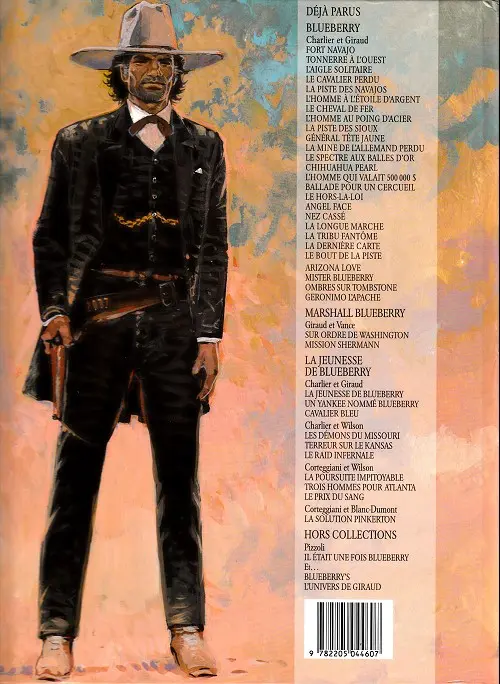 Verso de l'album Blueberry Tome 24 Mister Blueberry