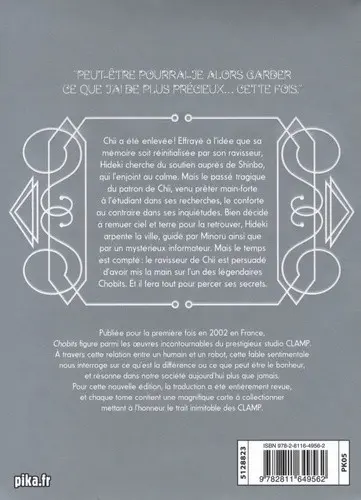 Verso de l'album Chobits 5 Tome 5