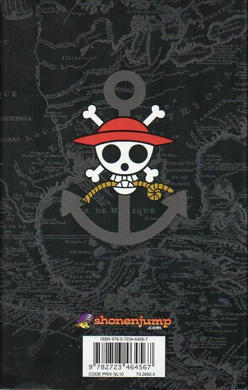 Verso de l'album One Piece Tome 45 Je comprends ce que tu ressens
