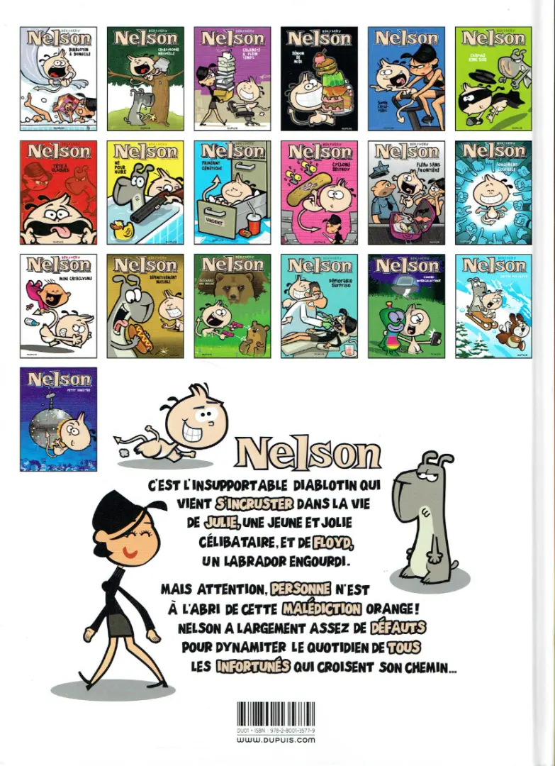 Verso de l'album Nelson Tome 1 Diablotin à domicile