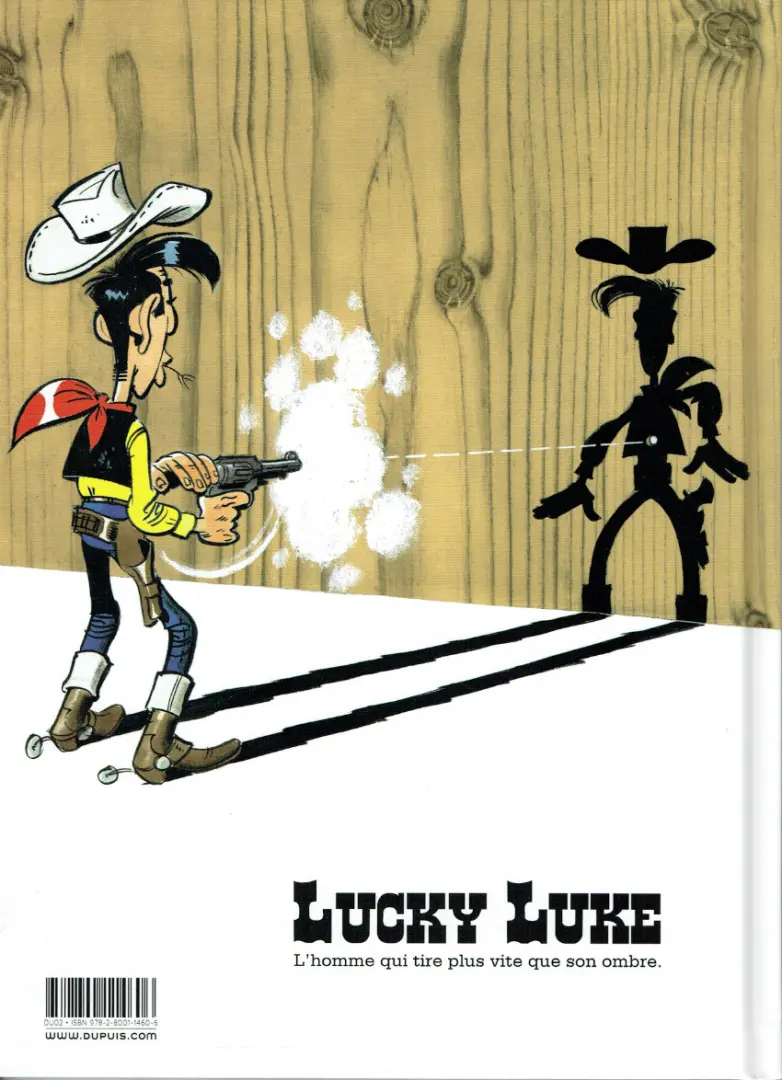 Verso de l'album Lucky Luke Tome 20 Billy the Kid