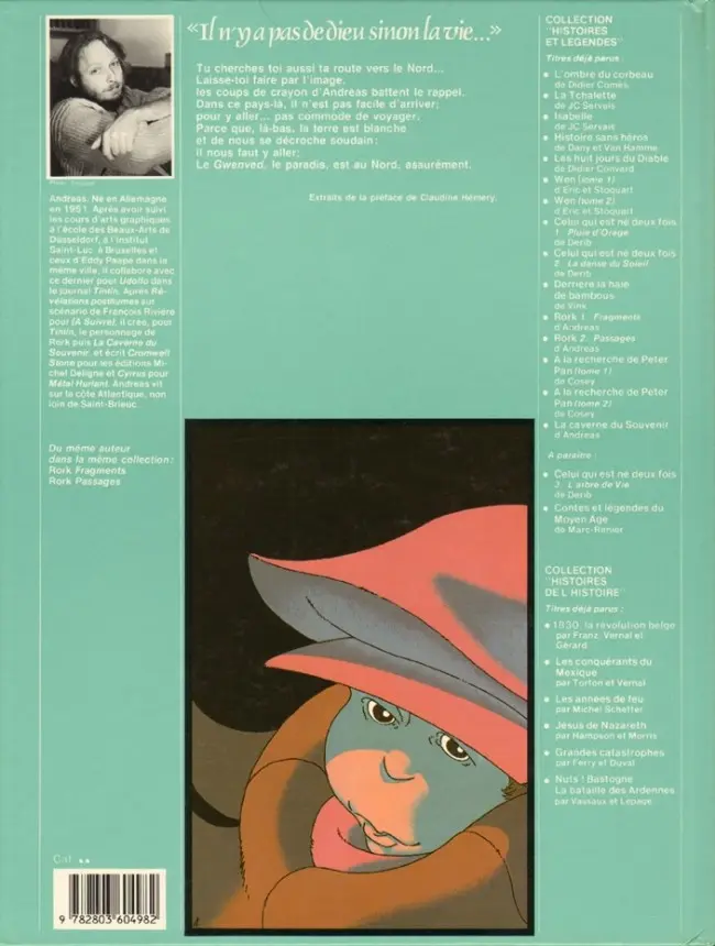 Verso de l'album La Caverne du souvenir