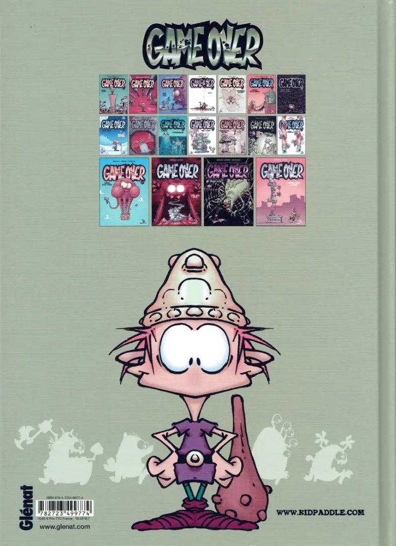 Verso de l'album Game over Tome 13 Toxic affair
