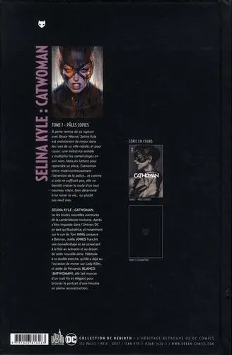Verso de l'album Selina Kyle : Catwoman 1 Pâles copies
