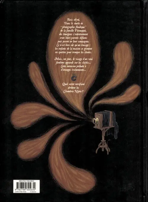 Verso de l'album Chambres Noires Tome 1 Esprit, es-tu là ?